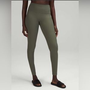 lululemon athletica High-Waist Olive Green Leggings